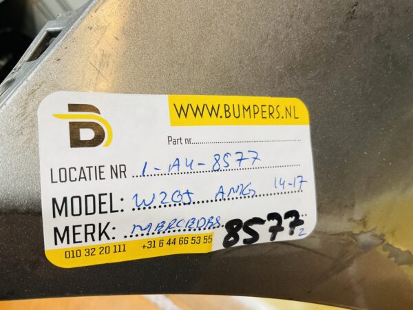 BUMPER Mercedes C Klasse W205 AMG C43 4xpdc 2014-2017 VOORBUMPER 1-A4-8577z