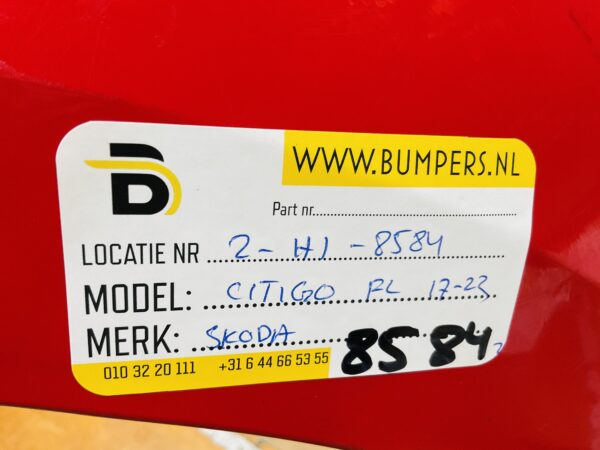 BUMPER Skoda Citigo Facelift 2017-2023 VOORBUMPER 2-H1-8584z