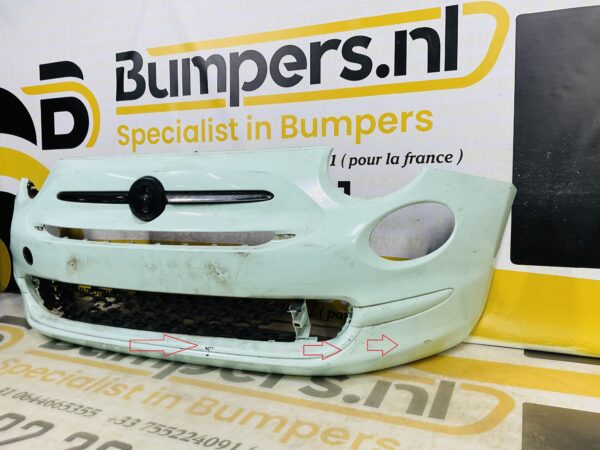 BUMPER Fiat 500 Facelift 2016-2021 VOORBUMPER 2-B8-9146z