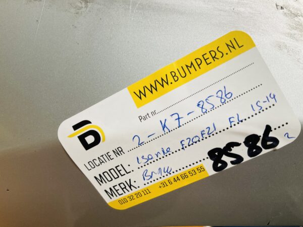 BUMPER BMW 1 Serie F20 F21 Facelift  6xpdc 2015-2019 VOORBUMPER 2-K7-8586z