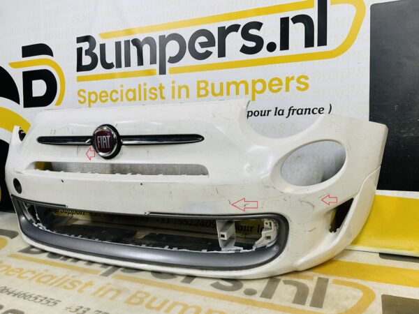 BUMPER Fiat 500 Sport Facelift 2016-2021 VOORBUMPER 2-B8-9150z