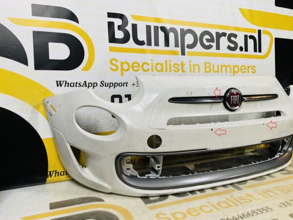 BUMPER Fiat 500 Sport Facelift 2016-2021 VOORBUMPER 2-B8-9150z