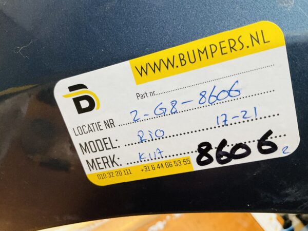 BUMPER Kia Rio  2017-2021 VOORBUMPER 2-G8-8606z