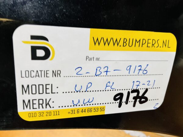 BUMPER Volkswagen Up Facelift 2017-2021 VOORBUMPER 2-B7-9176z