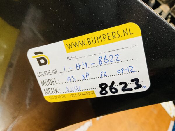 BUMPER Audi A3 8P Facelift KLS 2008-2012 VOORBUMPER 1-H4-8623z