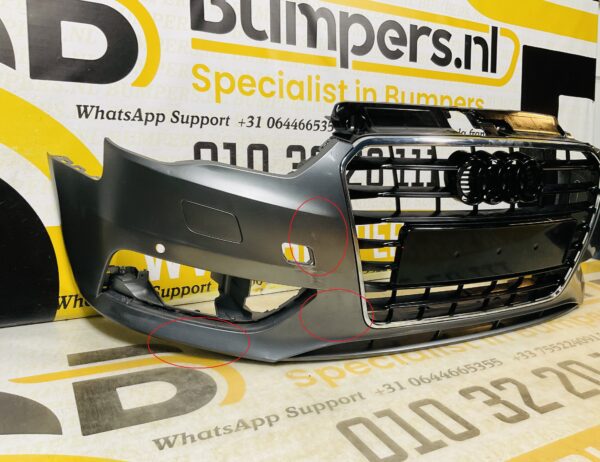 BUMPER Audi A3 8V Normaal KLS 4xpdc 2012-2016 VOORBUMPER 1-H3-8629z