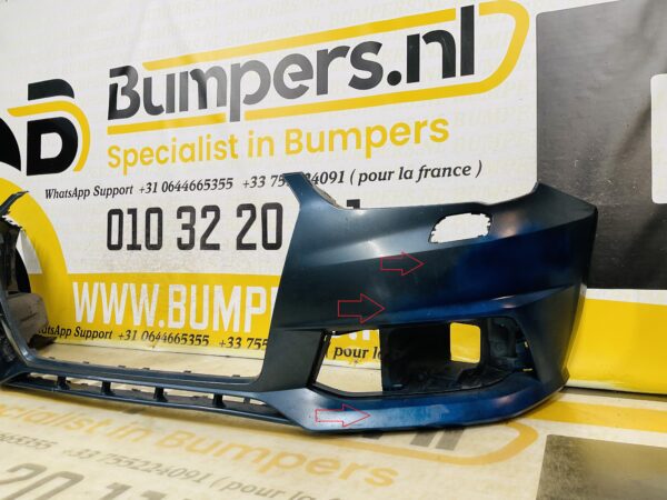 BUMPER Audi A1 8xA Sline S-Line Facelift kls  2015-2019 VOORBUMPER 1-H2-9196z