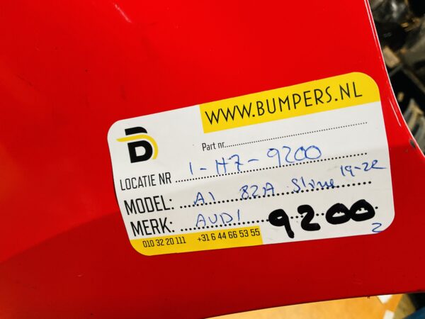 BUMPER Audi A1 82A Sline S-Line kls 2019-2022 VOORBUMPER 1-H7-9200z