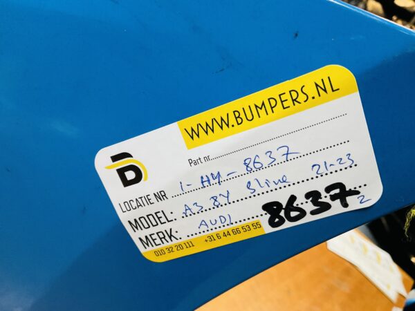 BUMPER Audi A3 8Y Sline S-Line KLS 2021-2023 VOORBUMPER 1-H4-8637z