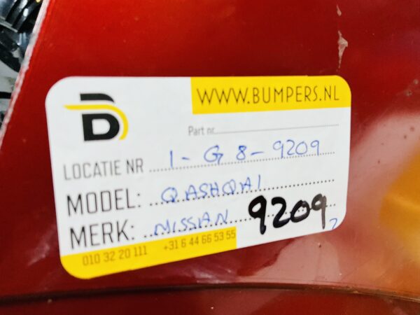 BUMPER Nissan Qashqai J10 2010-2016 62022BR10H VOORBUMPER 1-G8-9209z