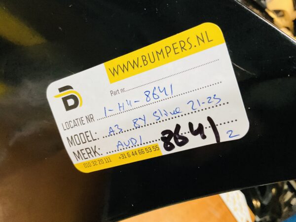 BUMPER Audi A3 8Y Sline S-Line KLS 2021-2023 VOORBUMPER 1-H4-8641z