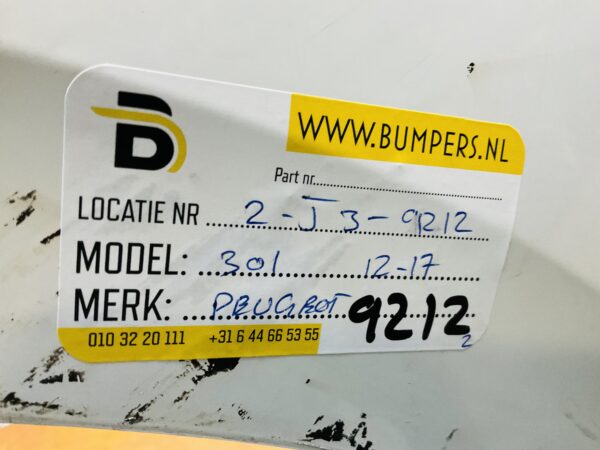 BUMPER Peugeot 301 2012-2017 VOORBUMPER 2-J5-9212z
