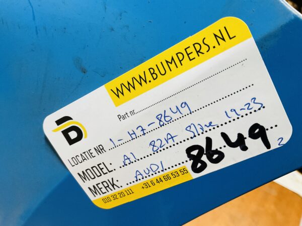 BUMPER Audi A1 82A Sline S-Line KLS 2019-2023 VOORBUMPER 1-H7-8649z
