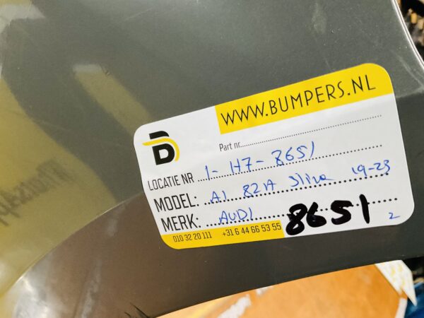 BUMPER Audi A1 82A Sline S-Line KLS 2019-2023 VOORBUMPER 1-H7-8651z