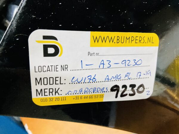 BUMPER Mercedes A Klasse W176 AMG Facelift 2017-2019 6xpdc  VOORBUMPER 1-A3-9230z