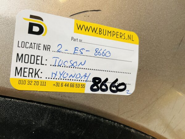 BUMPER Hyundai Tucson 2015-2018 VOORBUMPER 2-E5-8660z