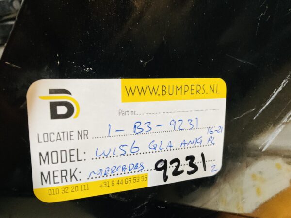 BUMPER Mercedes GLA W156 AMG Facelift 2016-2021 VOORBUMPER 1-B3-9231z