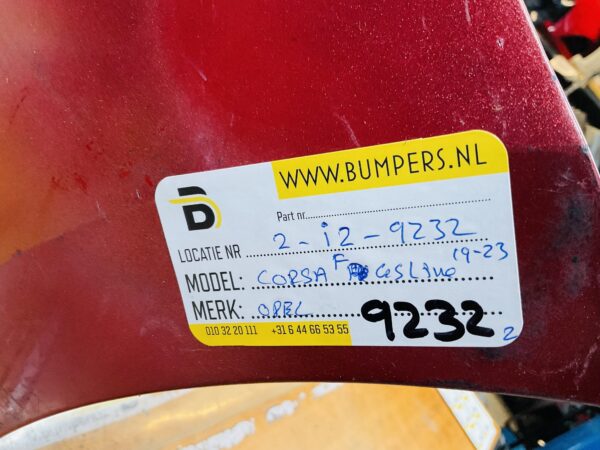 BUMPER Opel Corsa F 2019-2024 4xpdc VOORBUMPER 2-i2-9232z