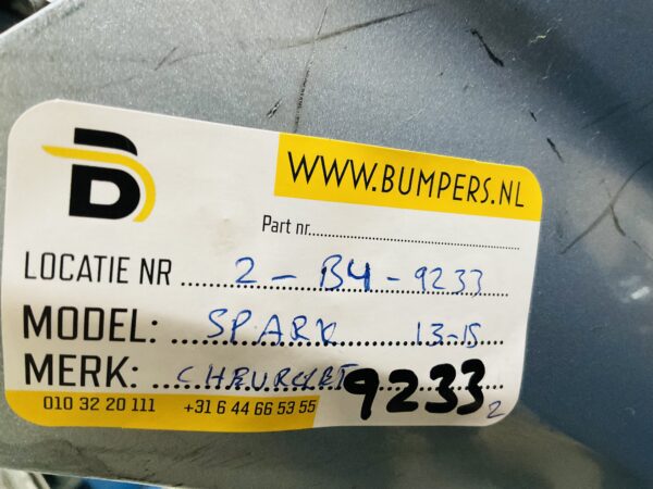 BUMPER Chevrolet Spark 2013-2015 VOORBUMPER 2-B4-9233z