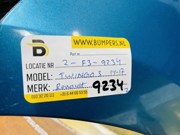 BUMPER Renault Twingo 3 2014-2017 VOORBUMPER 2-F3-9234z
