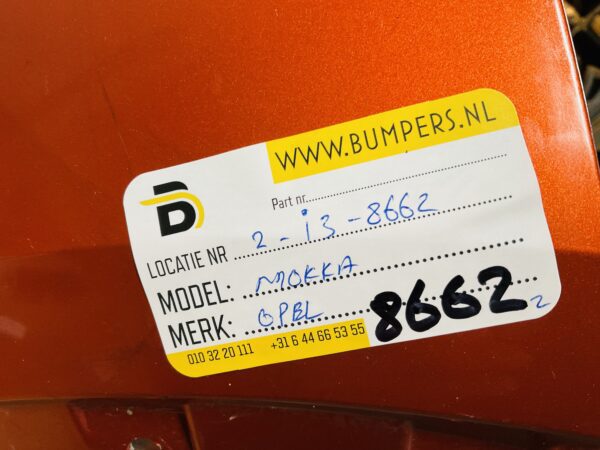 BUMPER Opel Mokka  VOORBUMPER 2-i3-8662z