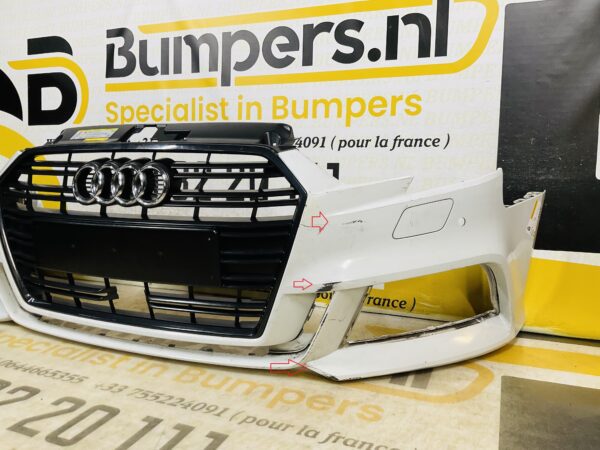 BUMPER Audi A3 8V Normaal kls 4xpdc 2017-2021 VOORBUMPER 1-H8-9237z