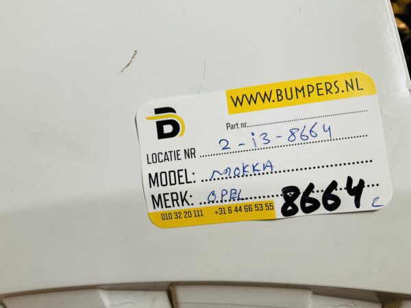 BUMPER Opel Mokka  VOORBUMPER 2-i3-8664z