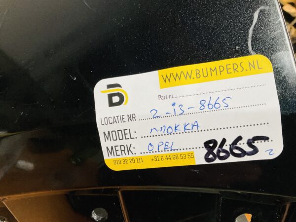 BUMPER Opel Mokka  VOORBUMPER 2-i3-8665z