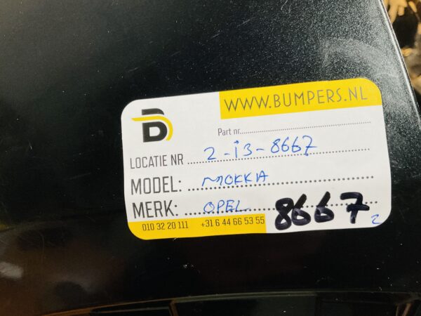 BUMPER Opel Mokka  VOORBUMPER 2-i3-8667z