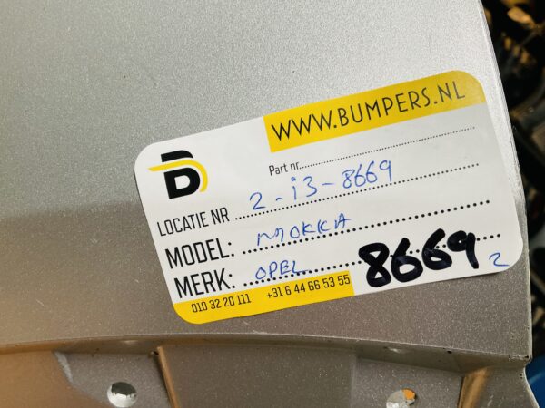 BUMPER Opel Mokka  VOORBUMPER 2-i3-8669z
