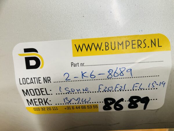 BUMPER BMW 1 Serie F20 F21 Sportline Facelift  4xpdc 2015-2019 VOORBUMPER 2-K6-8689z