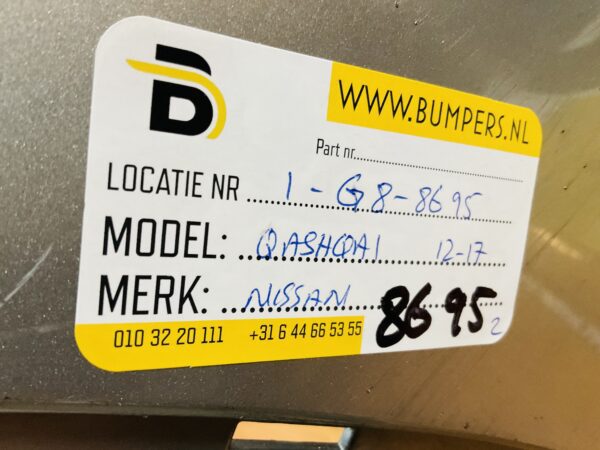 BUMPER Nissan Qashqai 4xpdc 2012-2017 VOORBUMPER 1-G8-8695z