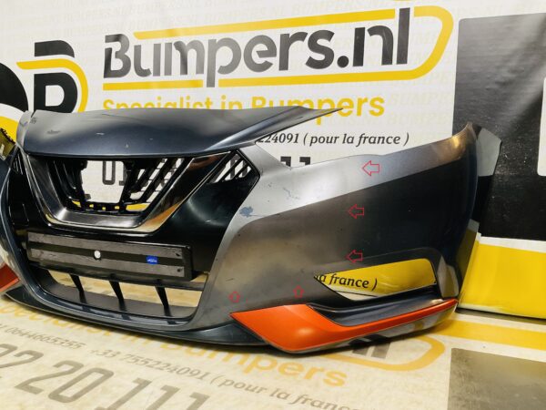 BUMPER Nissan Micra K14 Tekna Sport 2017-2022 VOORBUMPER 1-G7-8698z