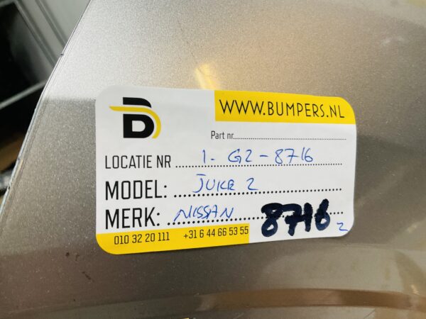 BUMPER Nissan Juke 2  VOORBUMPER 1-G2-8716z