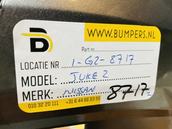 BUMPER Nissan Juke 2  VOORBUMPER 1-G2-8717z