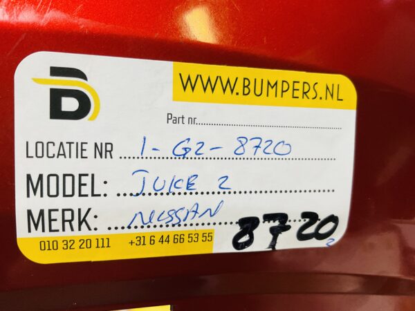BUMPER Nissan Juke 2 VOORBUMPER 1-G2-8720z