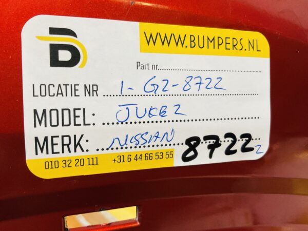 BUMPER Nissan Juke 2 VOORBUMPER 1-G2-8722z