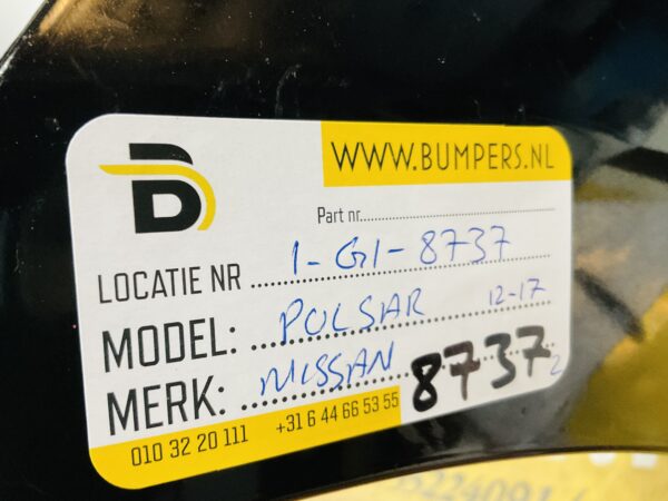BUMPER Nissan Pulsar VOORBUMPER 1-G1-8737z