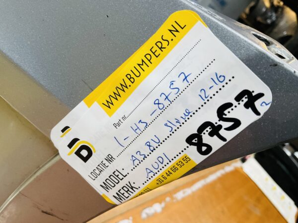 BUMPER Audi A3 8V Sline S-Line KLS 2012-2016 VOORBUMPER 1-H3-8757z