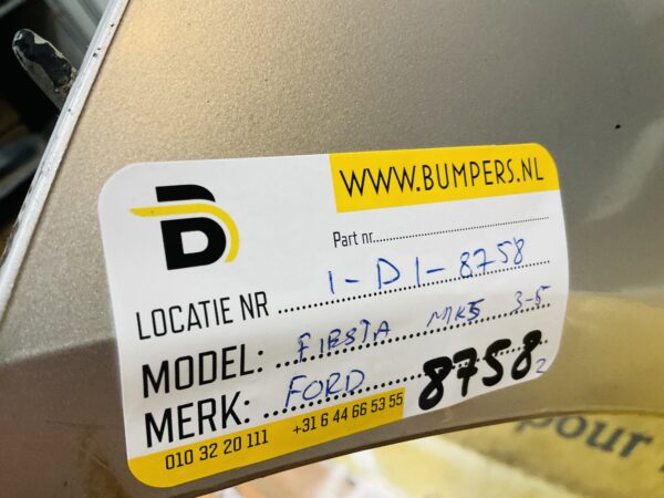 BUMPER Ford Fiesta MK5  2003-2005 VOORBUMPER 1-D1-8758z