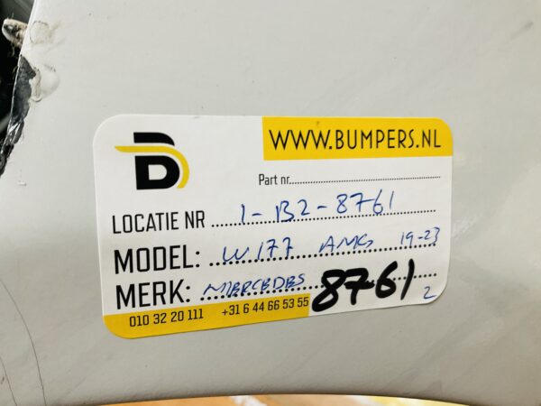 BUMPER Mercedes A Klasse W177 AMG 6xpdc 2019-2023 VOORBUMPER 1-B2-8761z
