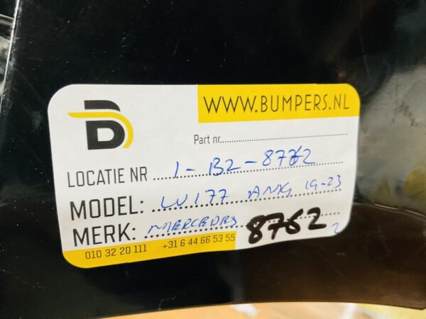 BUMPER Mercedes A W177 AMG 6xpdc 2019-2023 VOORBUMPER 1-B2-8762z