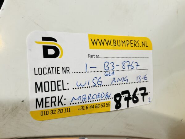 BUMPER Mercedes GLA Klasse W156 AMG 6xpdc 2013-2016 VOORBUMPER 1-B3-8767z