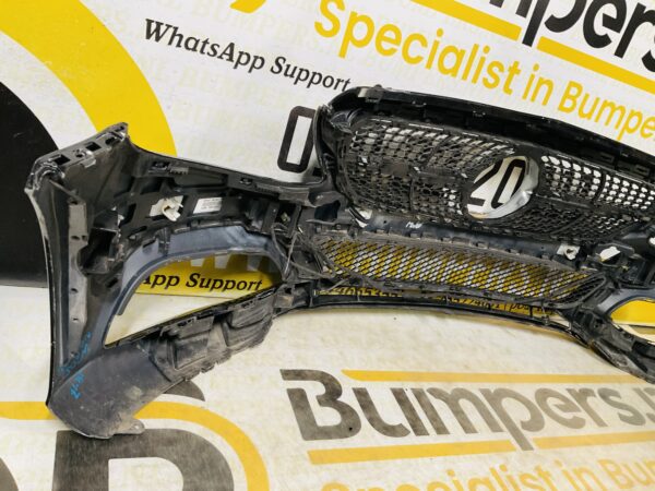 BUMPER Mercedes C Klasse W205 Normaal 6xpdc Diamond Grill 2014-2017 VOORBUMPER 1-A4-8769z