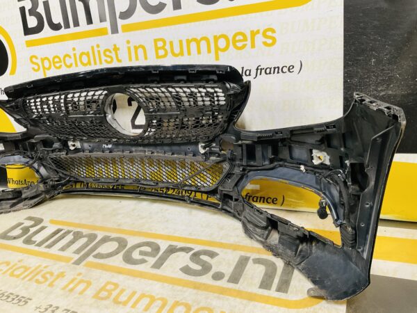 BUMPER Mercedes C Klasse W205 Normaal 6xpdc Diamond Grill 2014-2017 VOORBUMPER 1-A4-8769z