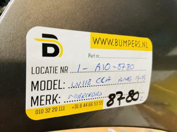 BUMPER Mercedes CLA Klasse W118 AMG 6xpdc 2019-2023 VOORBUMPER 1-A10-8780z
