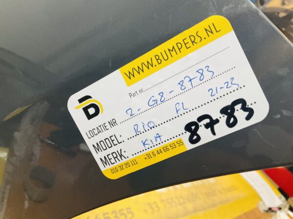BUMPER Kia Rio Facelift 2021-2023 VOORBUMPER 2-G8-8783z