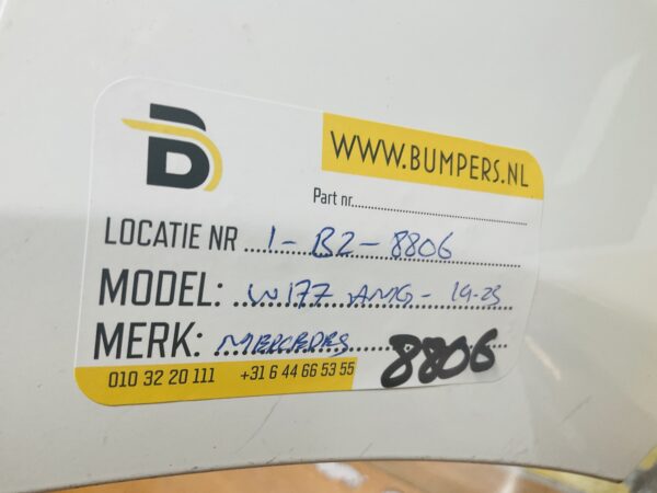 BUMPER Mercedes A Klasse W177 AMG 2019-2023 VOORBUMPER 1-B2-8806z