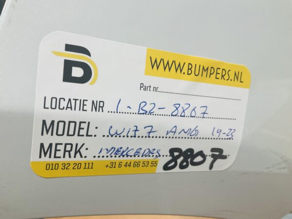 BUMPER Mercedes A Klasse W177 AMG 2019-2023 VOORBUMPER 1-B2-8807z