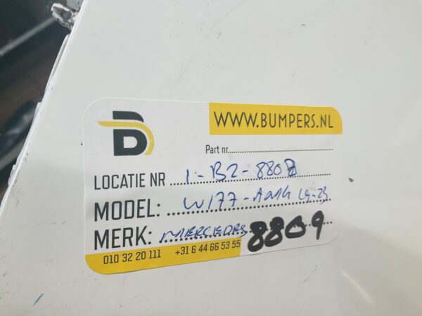 BUMPER Mercedes A Klasse W177 AMG 2019-2023 VOORBUMPER 1-B2-8809z